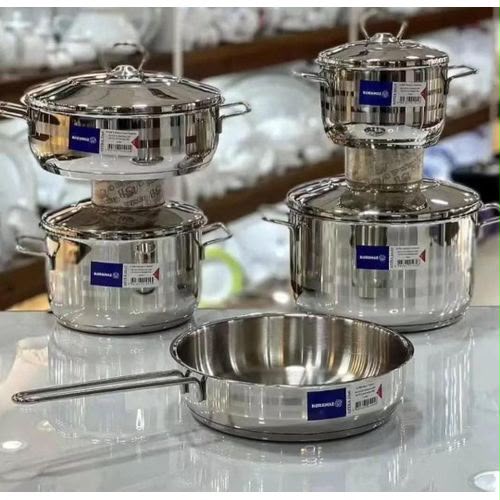 Korkmaz 5pcs Original Stainless Pot Set